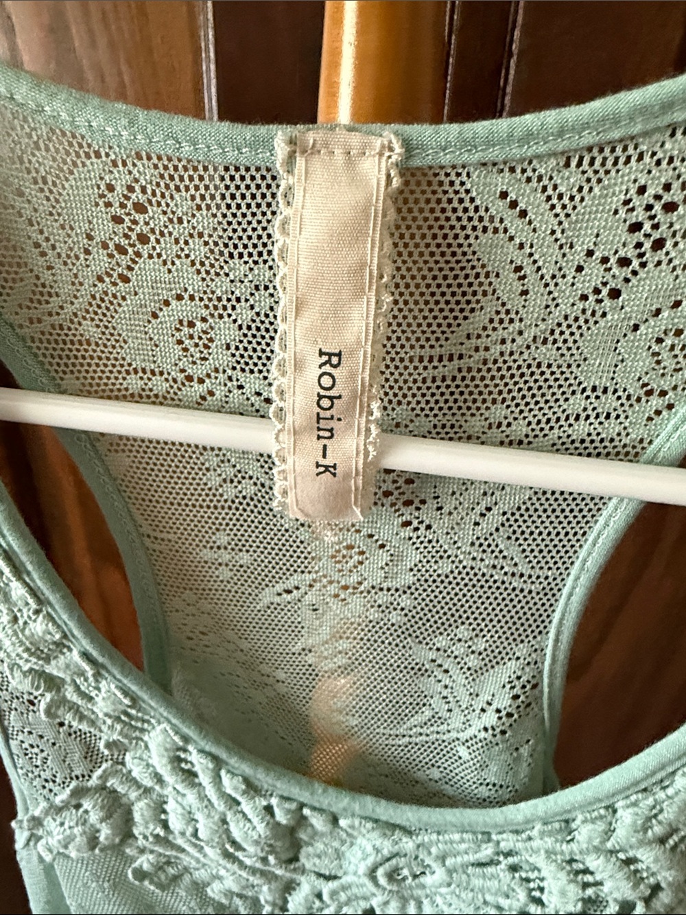Lace Racerback Tank Tops - Picture 4 of 8
